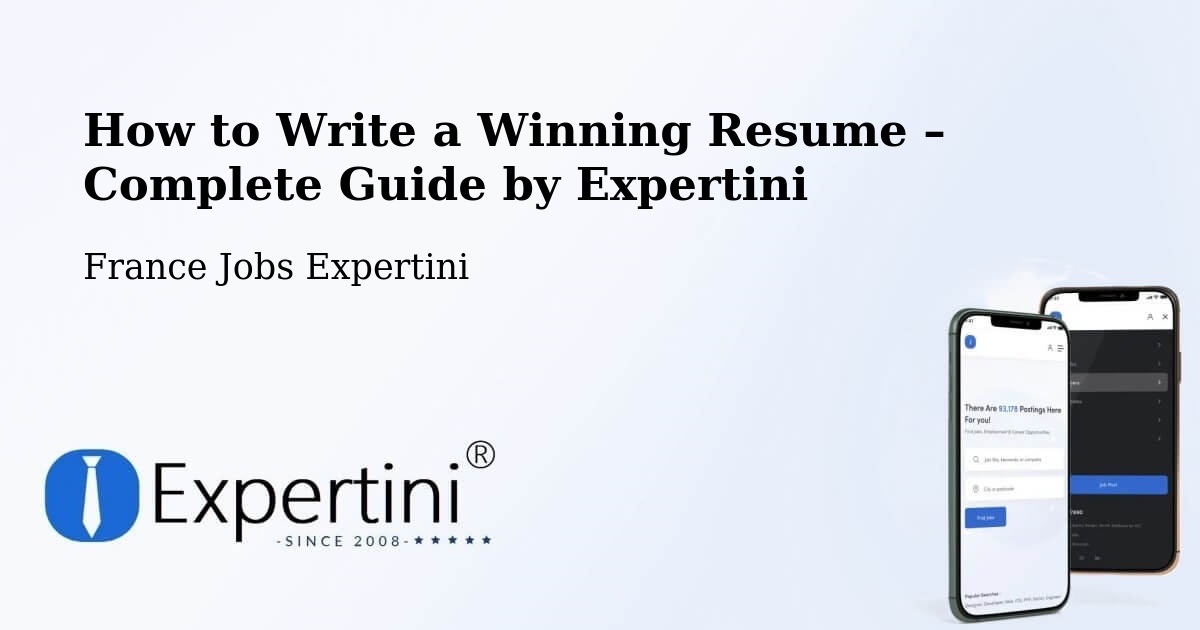Resume Writing Guide for Job Seekers – Jonzac - Jonzac, France Jobs Expertini